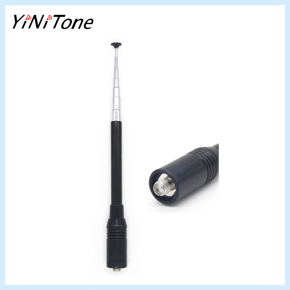 Original NA-773 Handheld Antenna 144/430 MHz 41CM Telescopic SMA Female For BAOFENG UV-5R/82/B5/B6 888S Two Way Radio