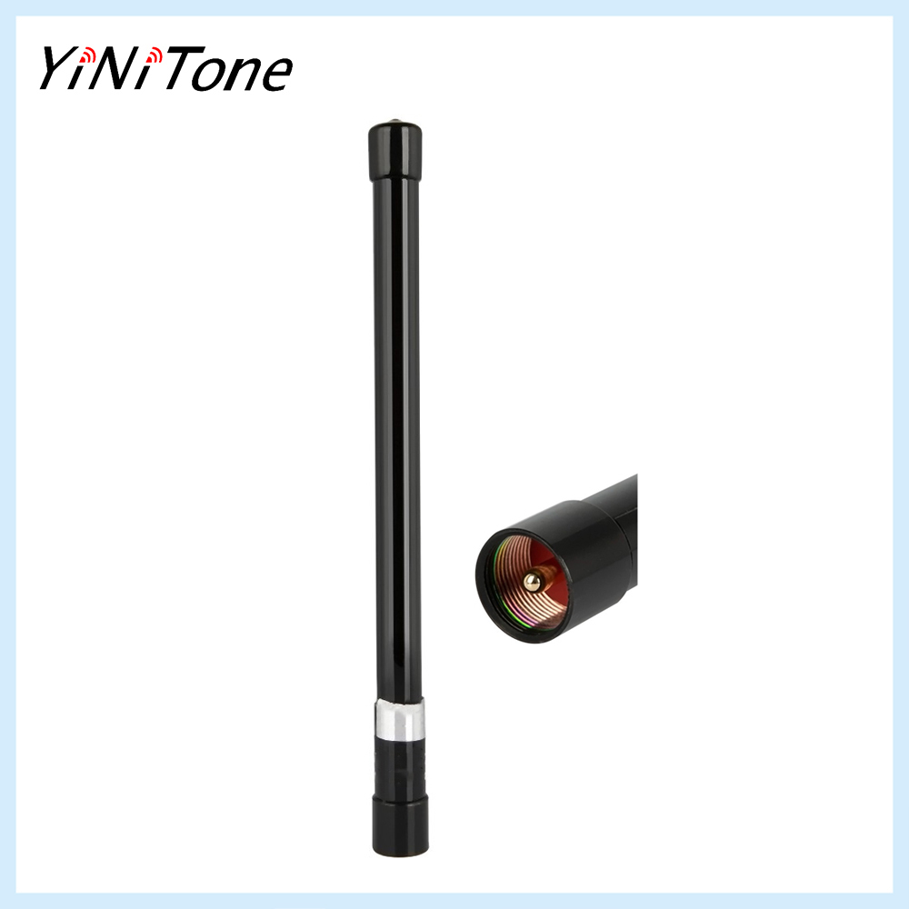 NL-350 Black PL259 Car Radio UHF 400-500MHZ Antenna Fiber Glass Aerial High Gain