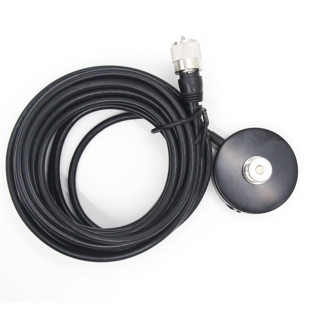 MB60 Mobile Car Radio PL259 Antenna 5M UHF Male Coax Cable MINI Magnetic Base For QYT KT-7900D BAOJIE BJ-218