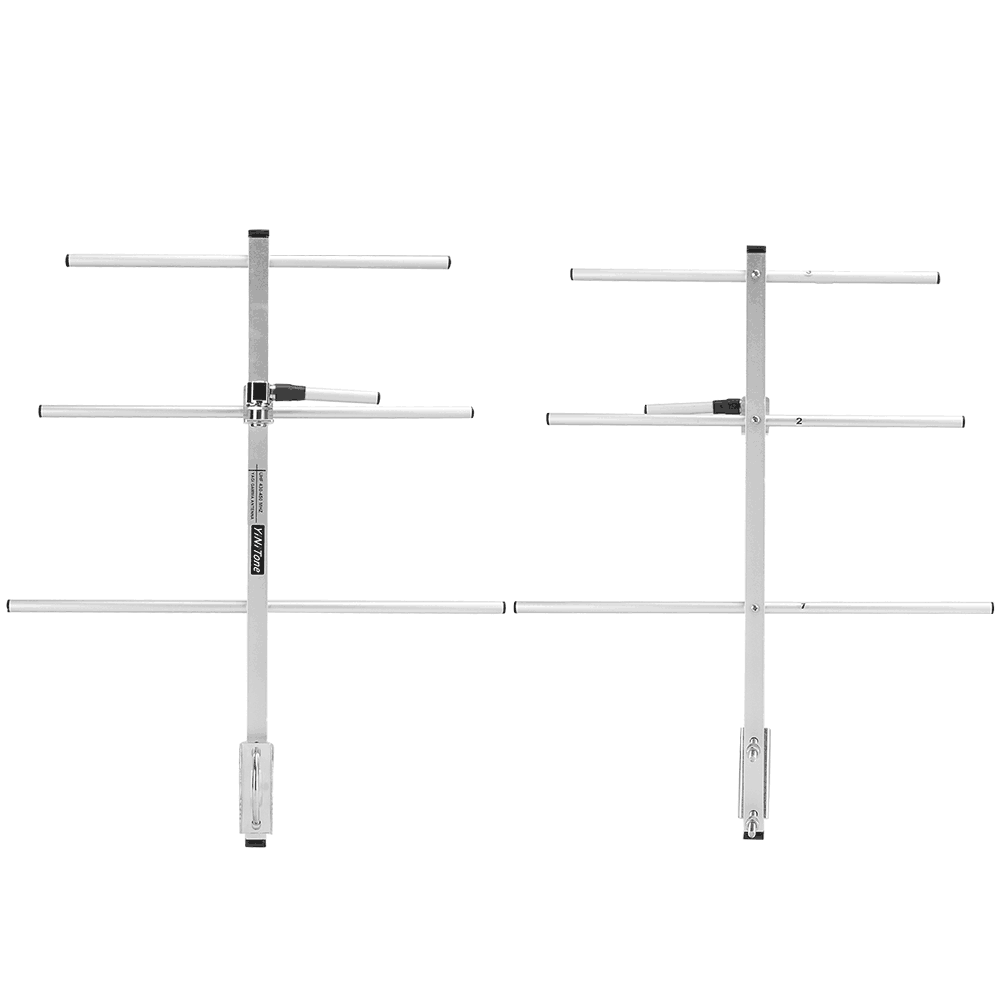 Yagi Antenna UHF430-450MHz High Gain 7DBd SO239 Connector Yagi Gamma Antenna fit for TYT MD398 Baofeng BF-888S UHF walkie talkie