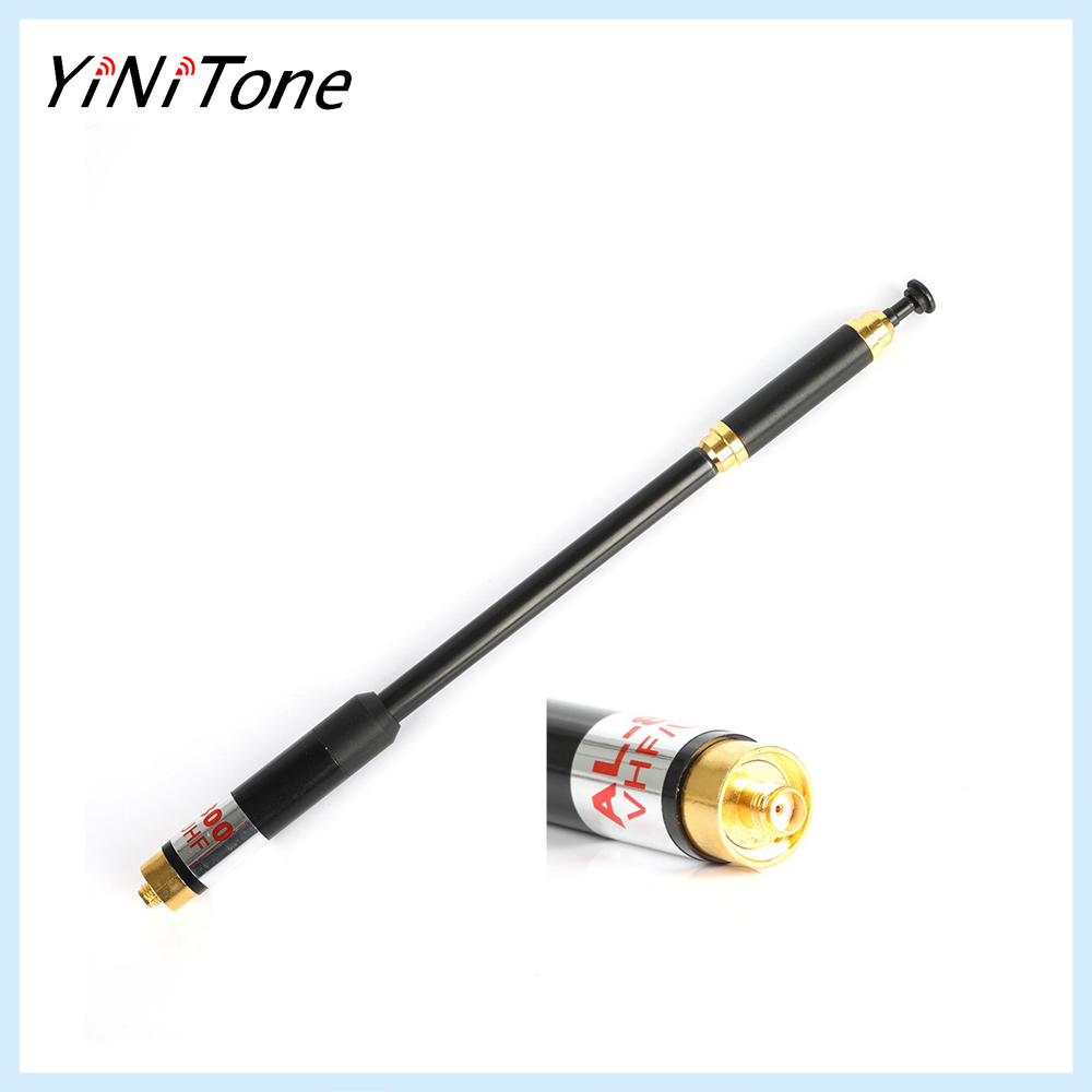 AL-800 Telescopic Antenna 144/430MHz SMA-Female High Gain Super High Quality For BAOFENG Kenwood HYT TYT WOUXUN