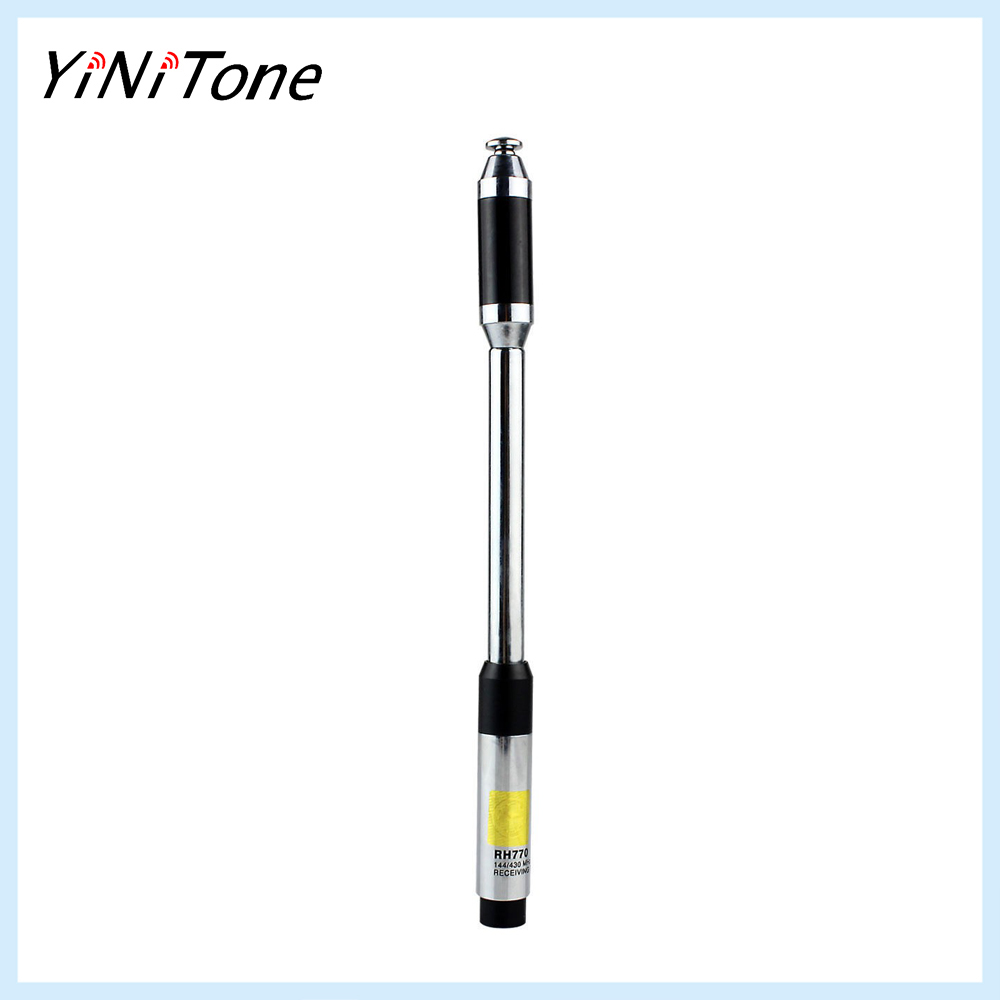 RH-770 Handheld Telescopic Antenna SMA-Male 144/430MHz Dual Band For YAESU Radio VX7R VX8R VX150 ZT2R+