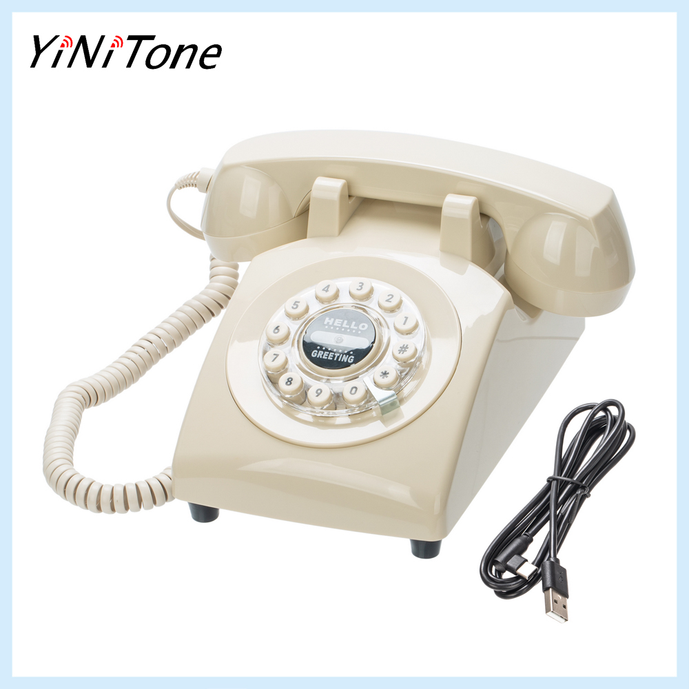 LY-1960G beige Retro Audio Guestbook Old Fashioned Design DIY Original Guestbook For Wedding Party Gathering