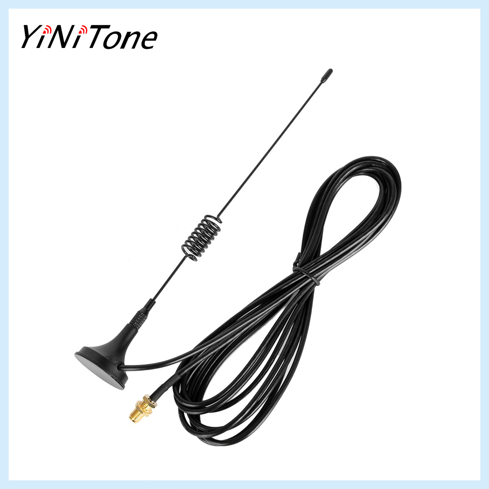 Car Radio Antenna UHF 400-480Mhz SMA-Female Aerials Magnet For BaoFeng BF-F8HP UV-82HP BF-888S UV-5R UV-82 H-777 Ham Radio