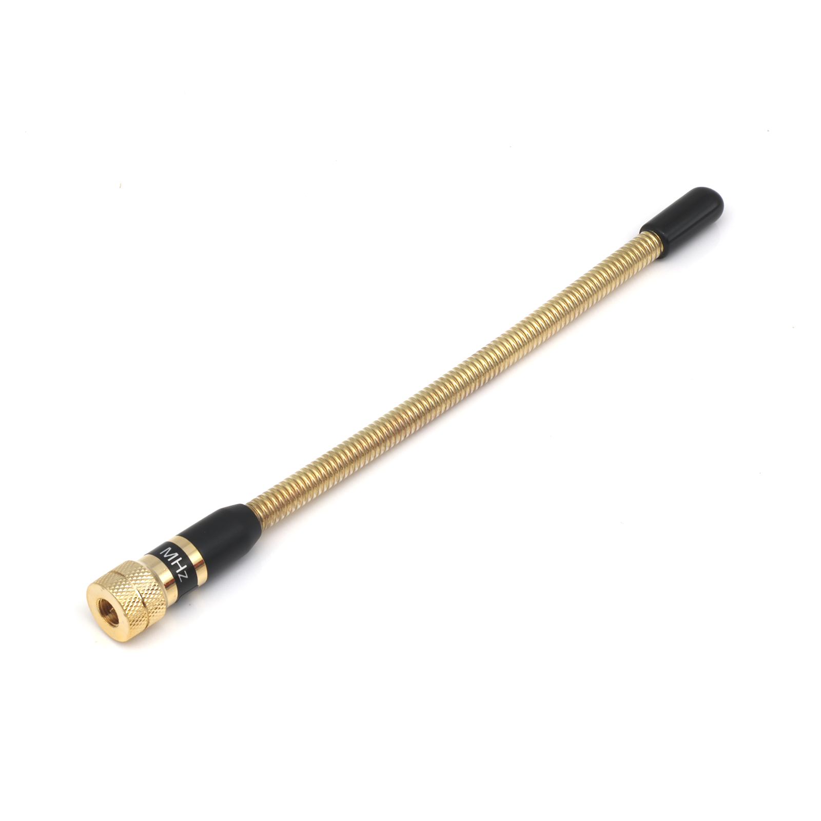 Metal Gold Spring Antenna SMA-Male VHF 136-174Mhz Handheld For Two Way Radio YAESU VX-3R/6R/7R/8R