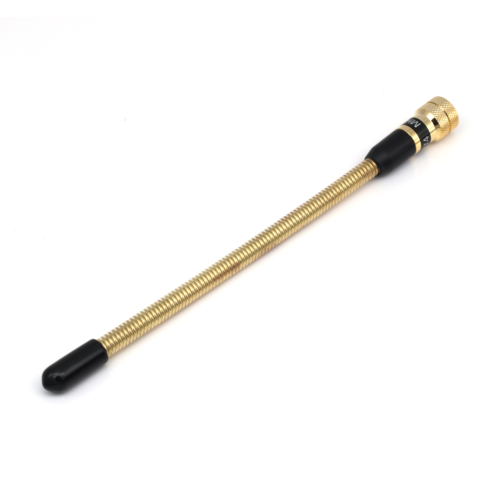 Metal Gold Spring Antenna SMA-Male VHF 136-174Mhz Handheld For Two Way Radio YAESU VX-3R/6R/7R/8R