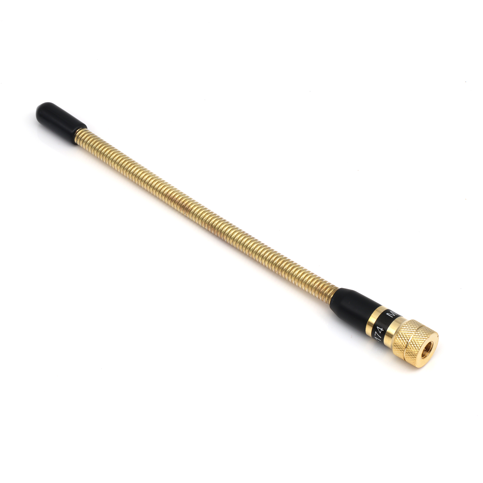 Metal Gold Spring Antenna SMA-Male VHF 136-174Mhz Handheld For Two Way Radio YAESU VX-3R/6R/7R/8R