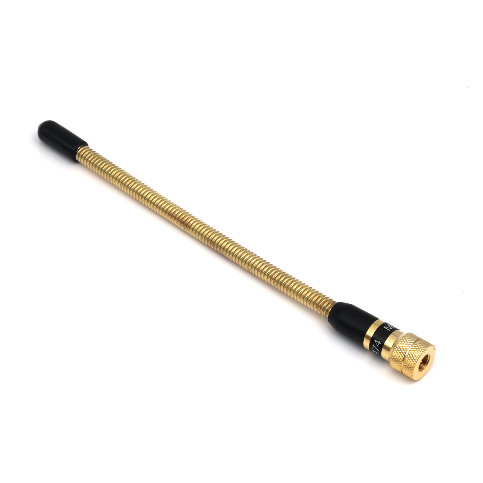 Metal Gold Spring Antenna SMA-Male VHF 136-174Mhz Handheld For Two Way Radio YAESU VX-3R/6R/7R/8R