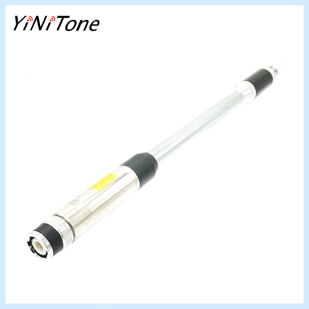 RH770 Ham Radio VHF/UHF Dual Band Telescopic Antenna BNC Handheld For Walkie Talkie ICOM Yaesu Kenwood Motorola