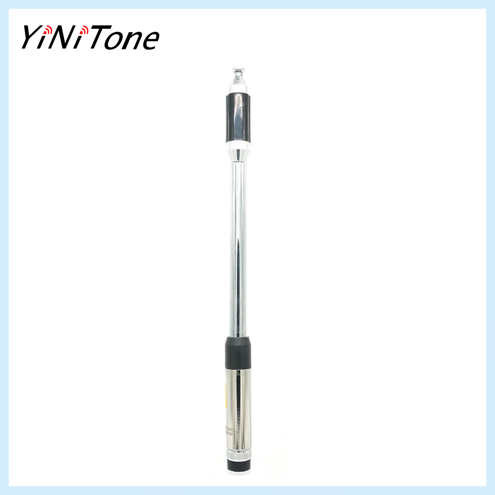 RH770 Ham Radio VHF/UHF Dual Band Telescopic Antenna BNC Handheld For Walkie Talkie ICOM Yaesu Kenwood Motorola