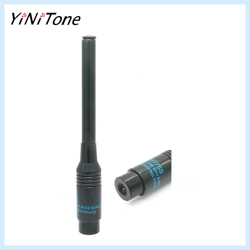 RH775S Telescopic Antenna SMA-Male 144/430MHz Dual Band Handheld For Walkie Talkie YAESU Harvest Kenwood BAOFENG