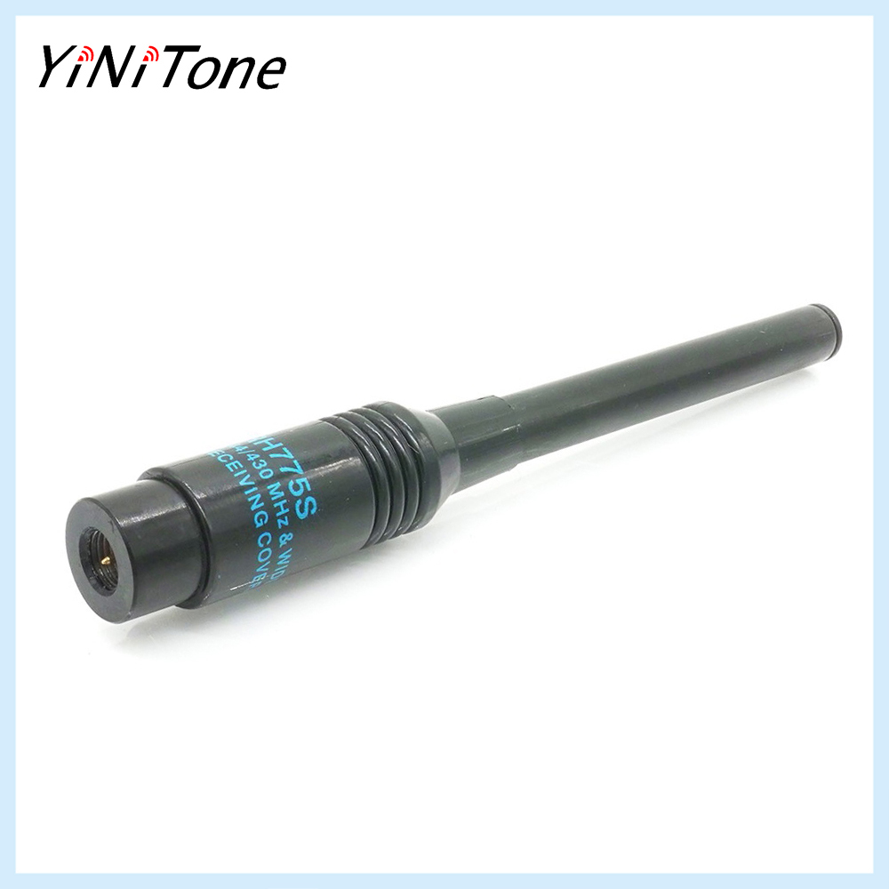 RH775S Telescopic Antenna SMA-Male 144/430MHz Dual Band Handheld For Walkie Talkie YAESU Harvest Kenwood BAOFENG