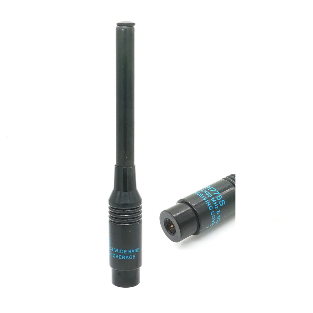 RH775S Telescopic Antenna SMA-Male 144/430MHz Dual Band Handheld For Walkie Talkie YAESU Harvest Kenwood BAOFENG