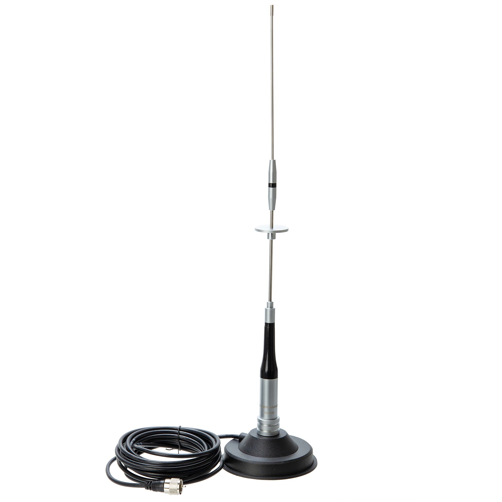 SG7000 144/430MHz High Gain Mobile Car Radio PL259 Antenna 5M UHF Male Coax Cable 12CM Magnetic Mount Base