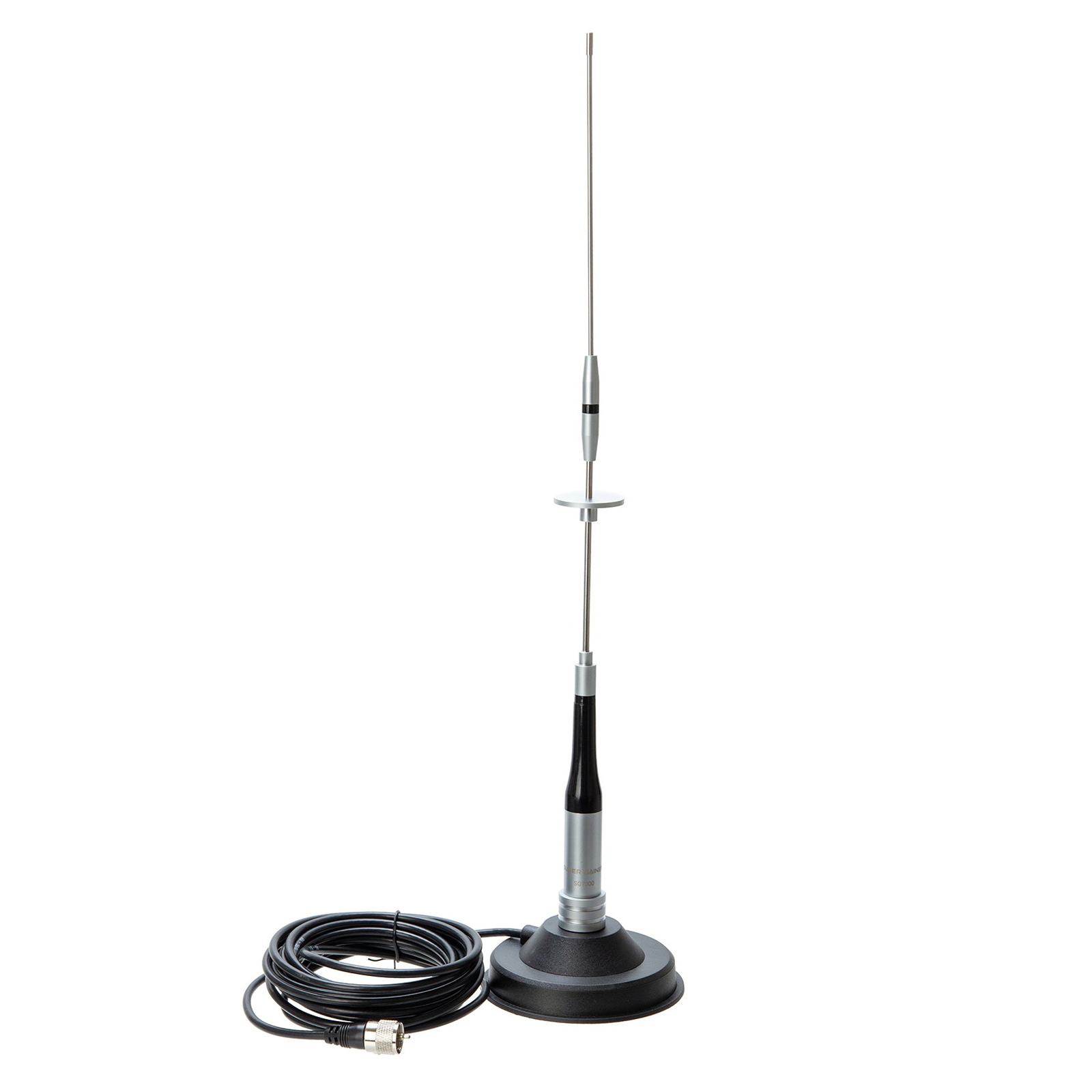 SG7000 144/430MHz High Gain Mobile Car Radio PL259 Antenna 5M UHF Male Coax Cable 12CM Magnetic Mount Base