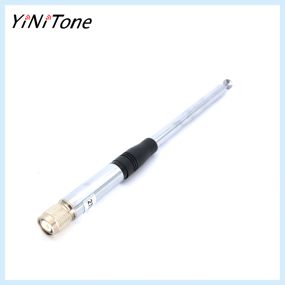 CB Radio 27MHz TNC Antenna 9 Inch to 51 Inch Telescopic Flexible Radio Handheld Antenna Radio Aerial P5V0