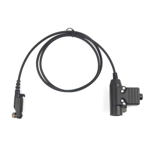 YiNiTone Tactical Headset Adapter U94 Push to Talk For HYT Hytera PD680 X1P PD660 PD600 HYTERA AR 685 Radio Headphone