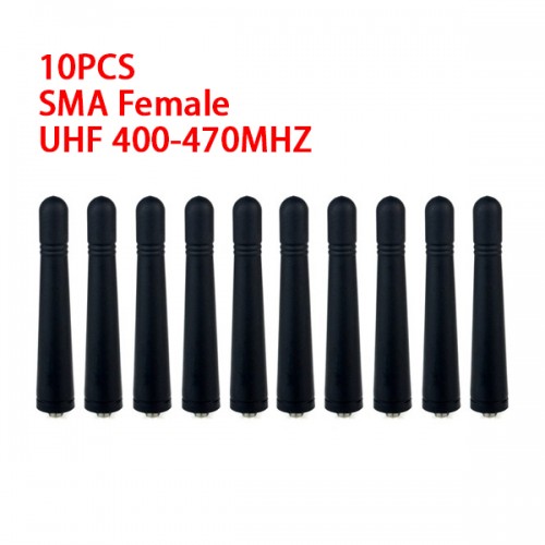 8cm Walkie Talkie SMA Female Handheld Radio Rubber UHF 400-470MHz Universal Antenna For Baofeng Kenwood Motorola Hytera PD700 PD780 PD785