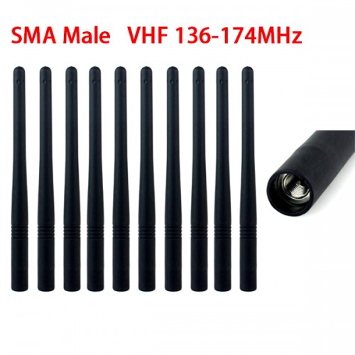 VHF 136-174MHz Antenna SMA Male for Yaesu Vertex VX-110 VX-130 VX-160 VX-180 VX-150 Two Way Radio