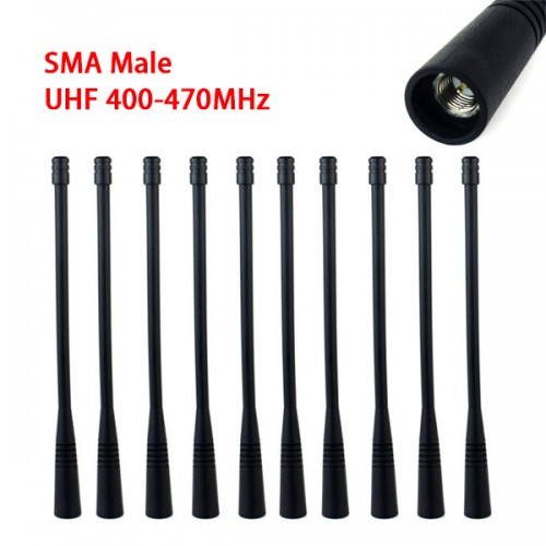 15.6cm UHF 400-470MHz Antenna SMA Male for Vertex VX-150 VX-160 VX-180 Walkie Talkie Two Way Radio