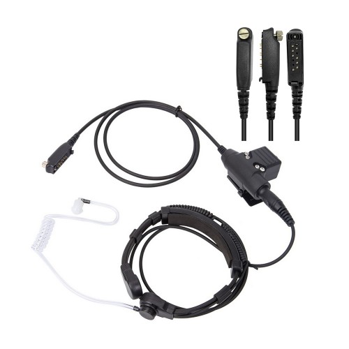 U94 PTT Mic Microphone 7.1mm telescopic throat controlled radio headset for Sepura STP8000 STP9000 walkie talkie