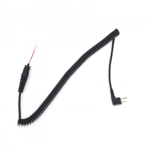 PMMN4013A DIY 2 pin 4 Wire Speaker PTT Mic Microphone Cable for Motorola EP450 CP040 CP140 CP300 GP3188 GP3688 GP88 Handheld radio